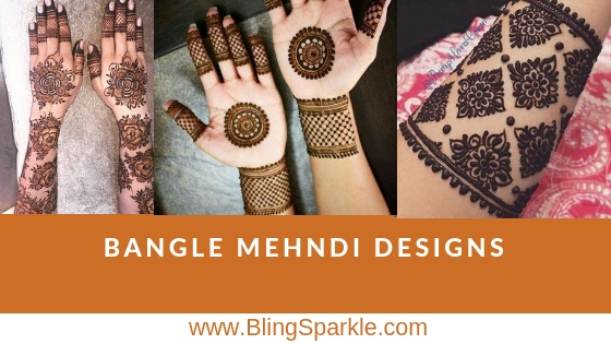 45 Trending Bangle Mehndi Designs For Hands Kangan Mehndi