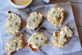 lemon lavender coconut bars