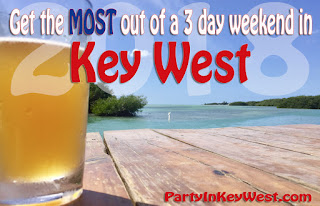 get the most of out of a 3 day weekend key west