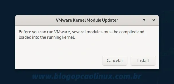 Before you can run VMware, several modules must be compiled and loaded into the running kernel.