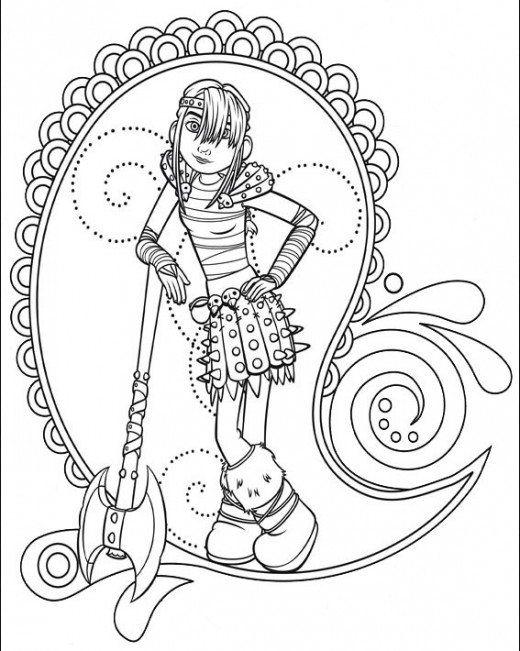 Download Fun Coloring Pages: How to Train Your Dragon Coloring Pages