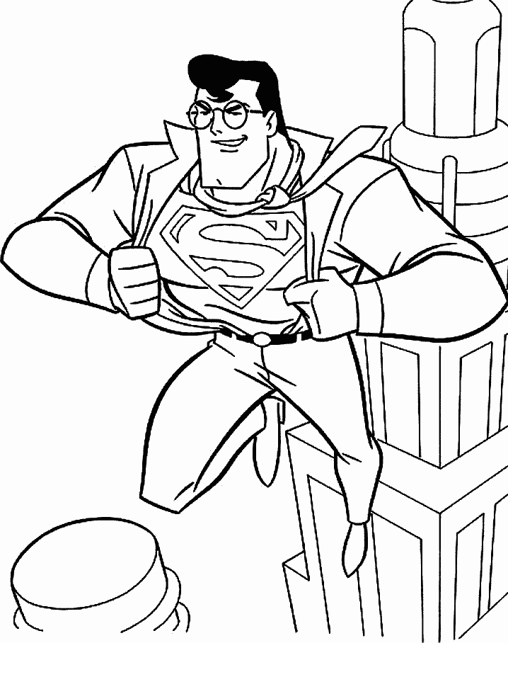 Download Superman Coloring pages ~ Free Printable Coloring Pages - Cool Coloring Pages