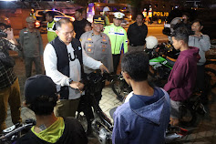 Antisipasi Balap Liar  Kapolres Ngawi Pimpin Langsung Patroli Gabungan