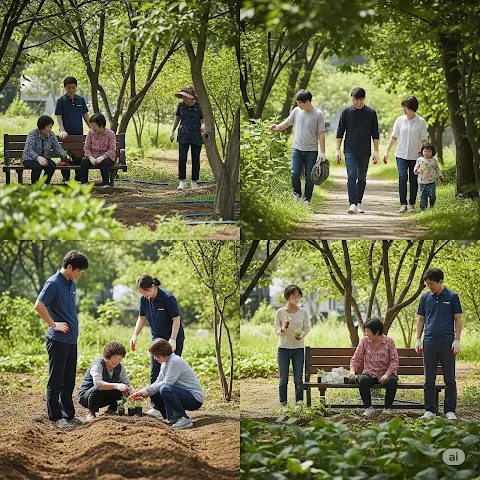 사회복지사 현장 근무 모습