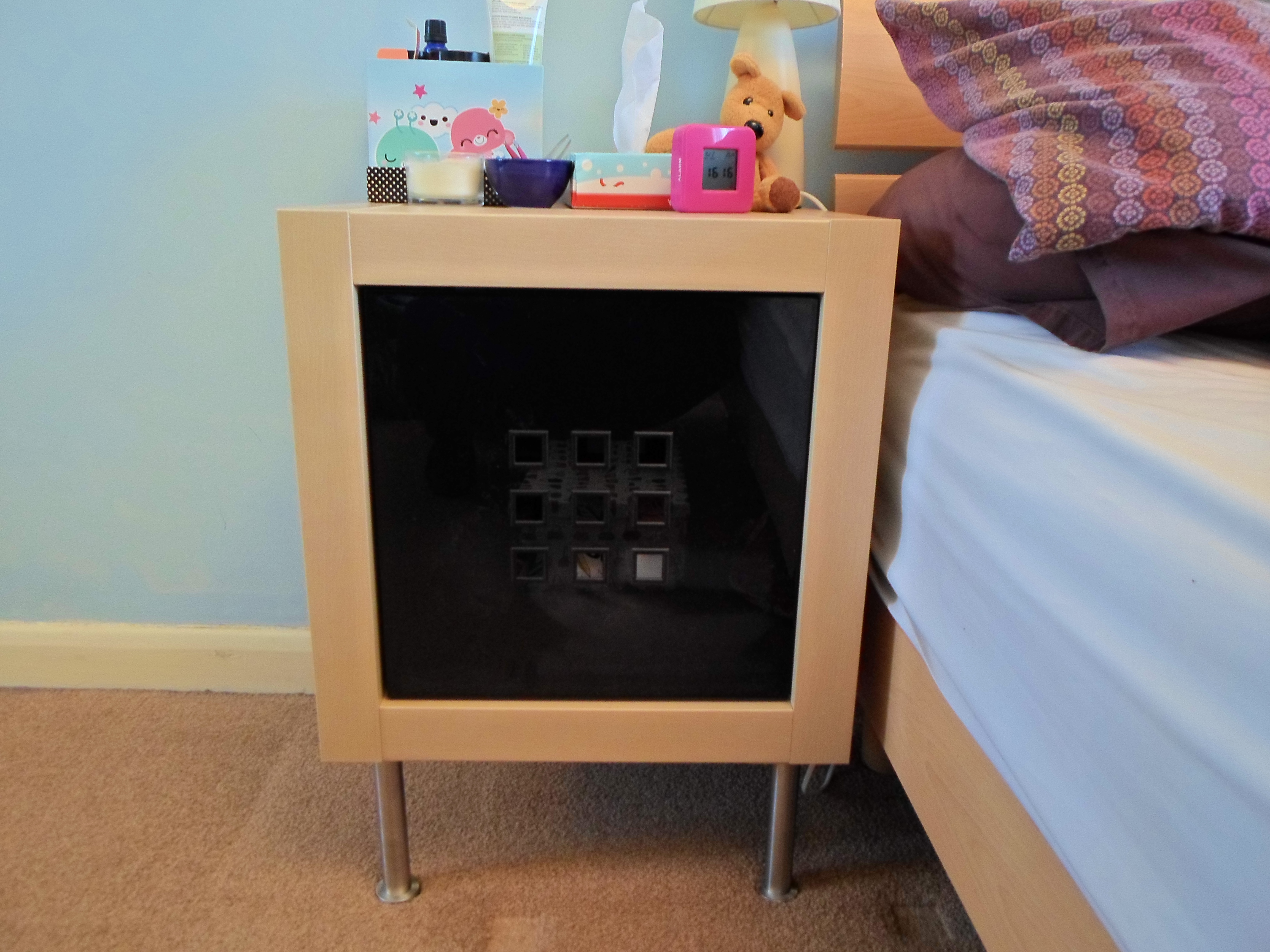 Ikea Hack Expedit Bedside Table