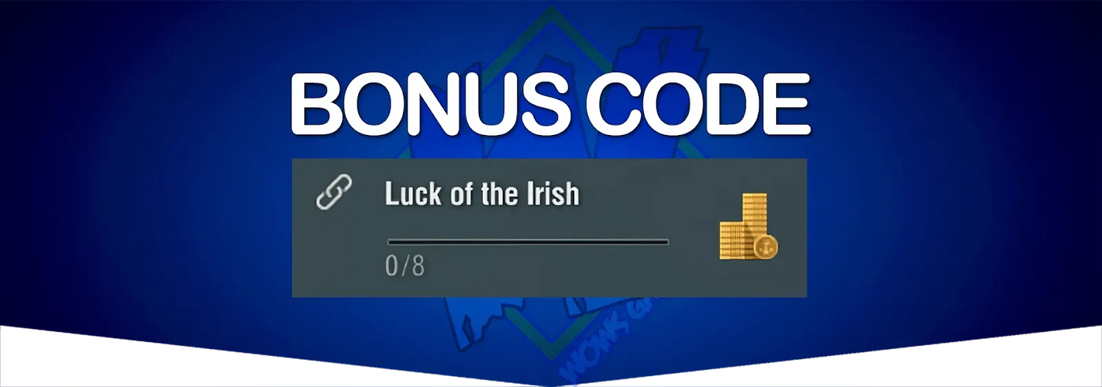 image of bonus code header