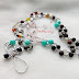 Wire Wrapped Mixed Gemstones Rosaries