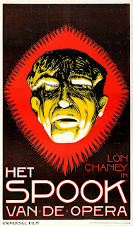 HET SPOOK VAN DE OPERA. Cartel: 64 x 107 cms. Países Bajos. EL FANTASMA DE LA ÓPERA. The Phantom of the Opera. 1925. Estados Unidos. Dirección: Rupert Julian. Reparto: Lon Chaney, Mary Philbin, Norman Kerry, Snitz Edwards, Gibson Gowland, Arthur Edmund Carewe, John St. Polis, Mary Fabian, Virginia Pearson.