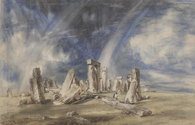 Stonehenge (1835). Victoria and Albert Museum, London painting John Constable