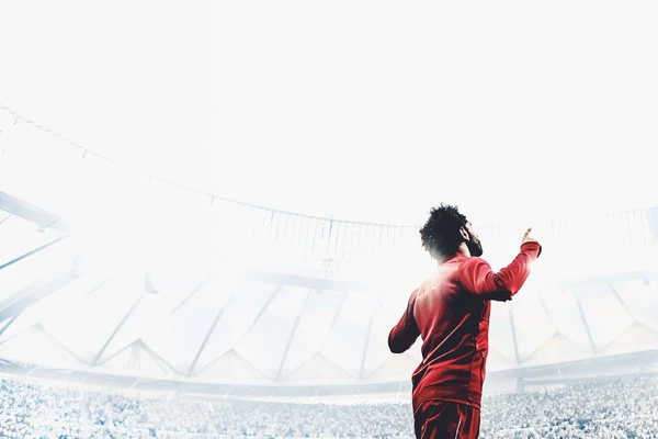 Mohamed Salah of Liverpool enters the pitch before the UEFA Champions League Final between Tottenham Hotspur and Liverpool at Estadio Wanda Metropolitano on June 01, 2019 in Madrid, Spain