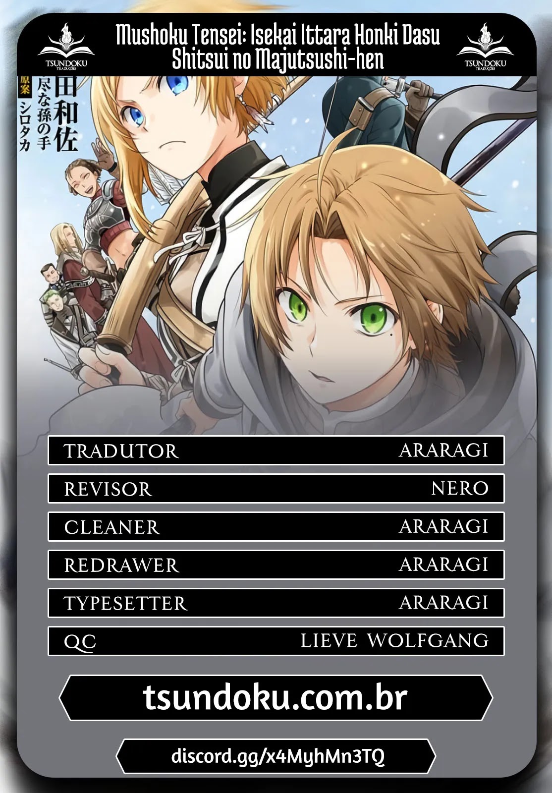 Mushoku Tensei Brasil - Mushoku Tensei: Isekai Ittara Honki Dasu