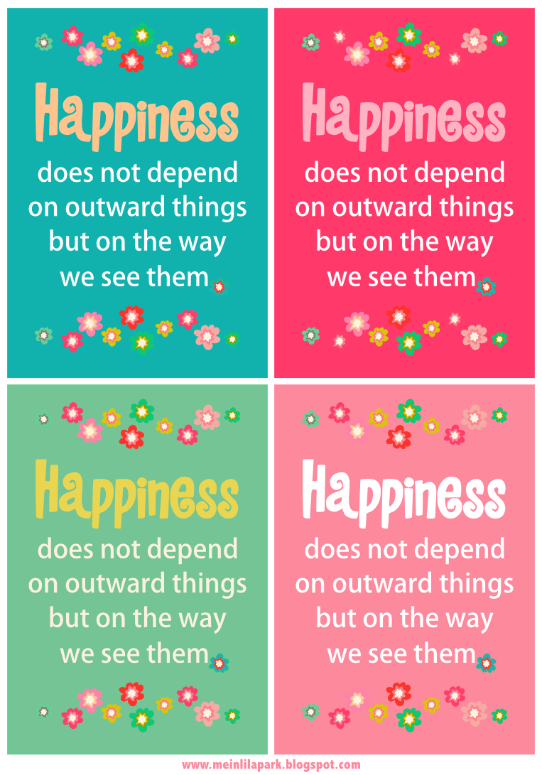 free printable inspirational quote journaling cards and wall art - Spruchkarten - freebie