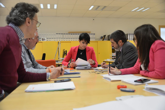 Rosa Luna, Manuel Mitadiel, José Ignacio Delgado, Miguel Ángel González y Gemma Gómez