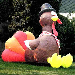 Inflatable Turkey Inflated