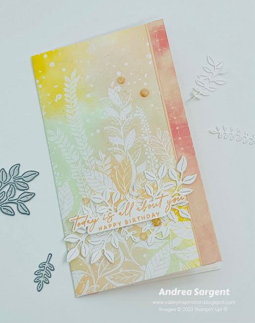 Create a simple Hello Irresistible DSP fronted Slimline card to send birthday greetings to a friend.