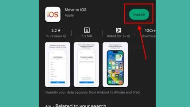 Transfer Android Contacts via the “Move to iOS” App