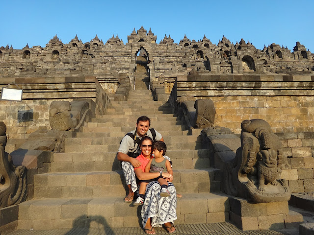 Templo de Borobudur na Ilha de Java