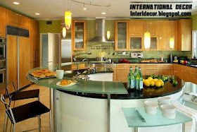 modern kitchen island design, ideas with dining area