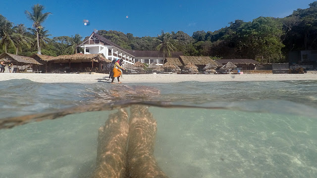 underwater picture at Perhentian Island, Long beach with GoPro + Telesin Dome