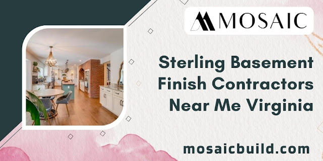 Sterling Basement Finish Contractors Near Me Virginia - Mosaic Design Build