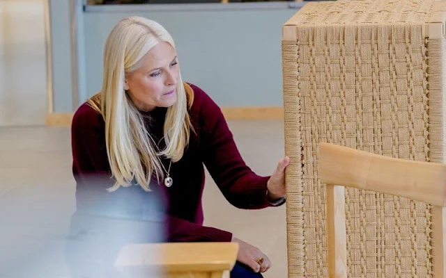 Crown Prince Haakon and Crown Princess Mette-Marit’ wedding anniversary, August 25. Crown Princess wore a red sweater