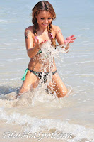 Tila Tequila Sexy Bikini Pictures On The Beach