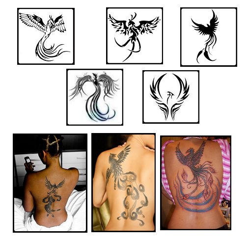 tatuagem fenix significado. Algumas vezes, como a Fênix, temos que renascer das cinzas.