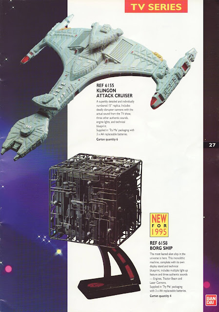 Star Trek Playmates Bandai Catalogue