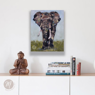 edward-elephant-painting-merrill-weber