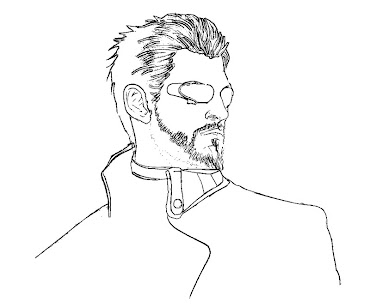 #1 Deus Ex Coloring Page