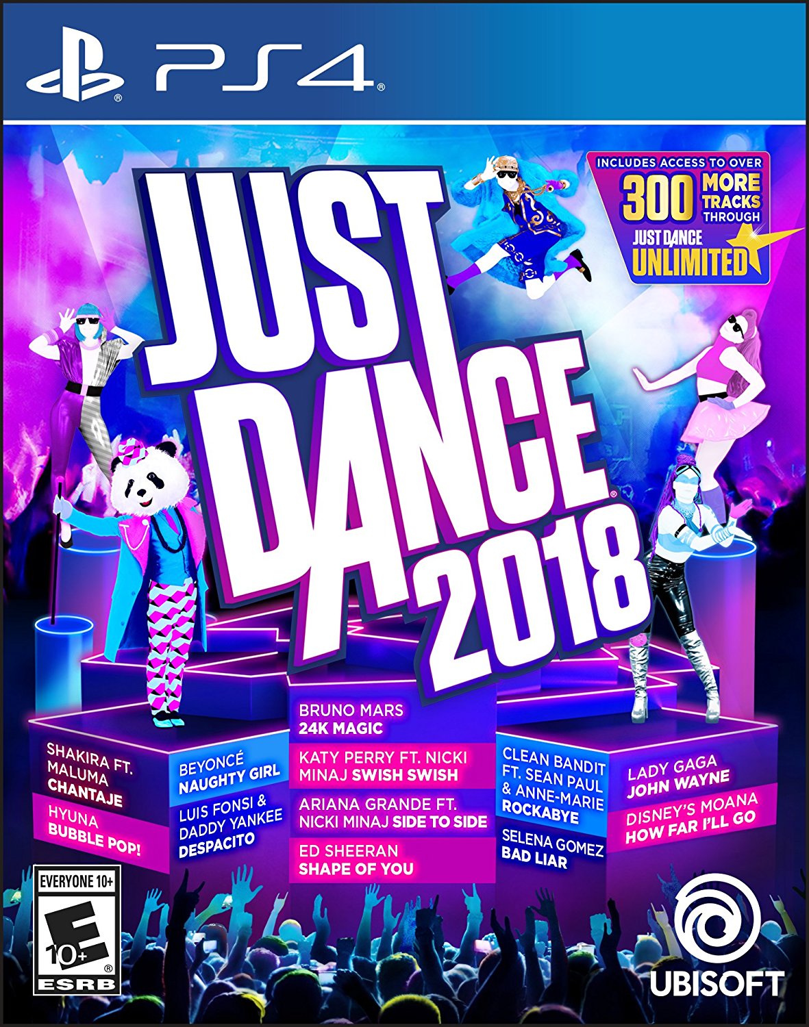 just dance 2018 game cover ps4