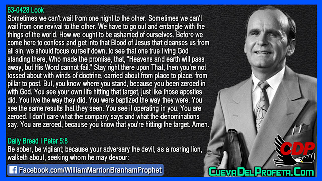 You know where you stand because you been zeroed in with God - William Branham Quotes