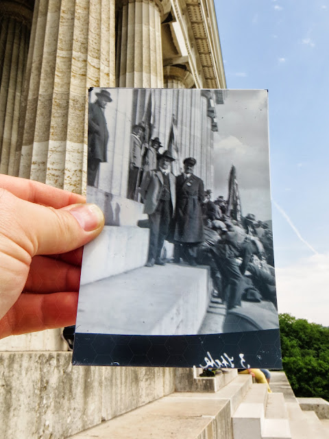 Walhalla - Donaustauf - Foto in Foto - 1920/2013