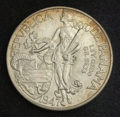 Value of Panama Balboa selling silver coins