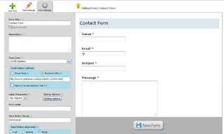 cara membuat form contact us di blog