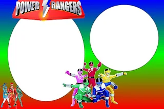 Power Rangers Free Printable Invitations, Labels or Cards.