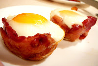 Bacon And Egg Cupcakes
