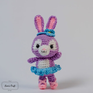 Stella lou rabbit amigurumi crochet doll