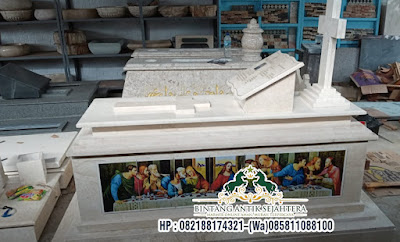 Model Makam Perjamuan Marmer Kudus Bahan Marmer