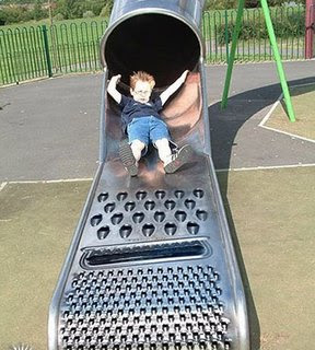 Baby in Slide