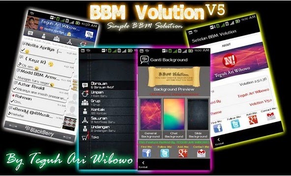 BBM Mod Volution V5.0 Apk