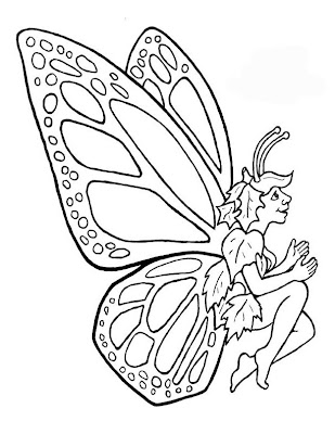 Fairy Coloring Pages on Fairy Coloring Pages