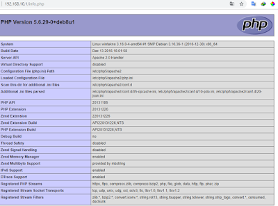 Melihat informasi php melalui web