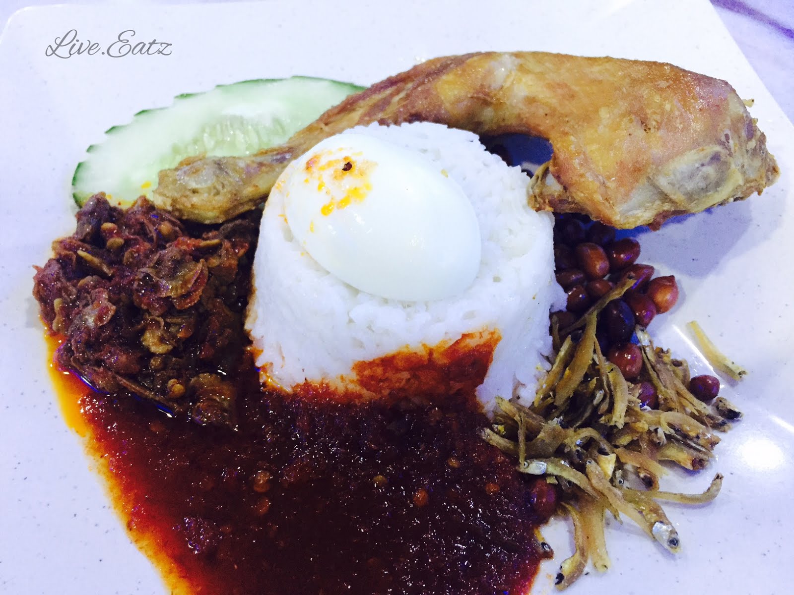 nasi lemak ayam kampung