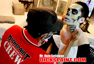 face painting skull skeleton jakarta