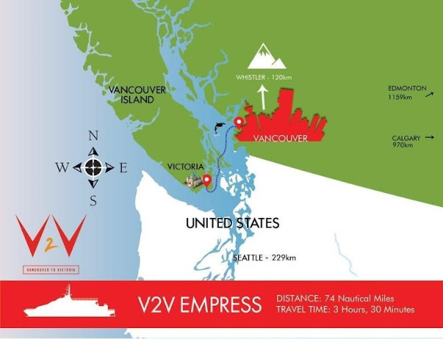 v2v vacations route map