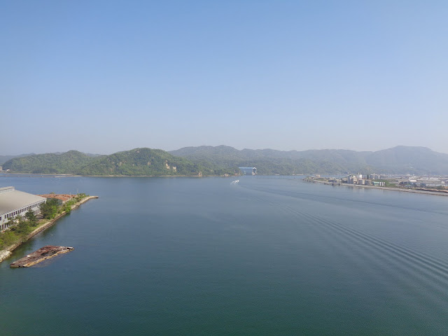 江島大橋（ベタ踏み坂）の展望台からの眺め
