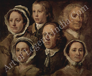 Hogarth's Servants, One of Hogarth's great informal portraits of the 1750s, this sympathetic study was probably painted in a single sitting, for the artists own pleasure.