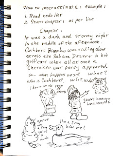 notes on procrastinating