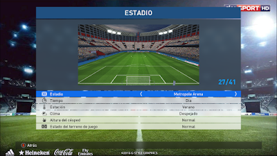 PES 2017 Europe & Peru Stadium Pack Collection